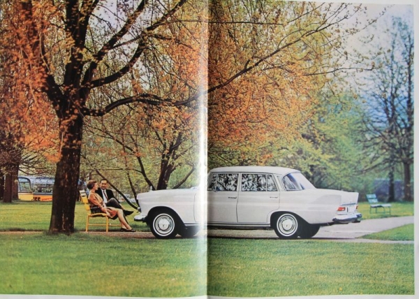Mercedes-Benz 200 D Modellprogramm 1965 Automobilprospekt (8146)